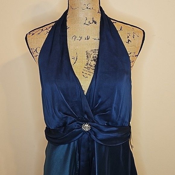 NWT Maggy London Ombre halter dress size 16 - Picture 3 of 11